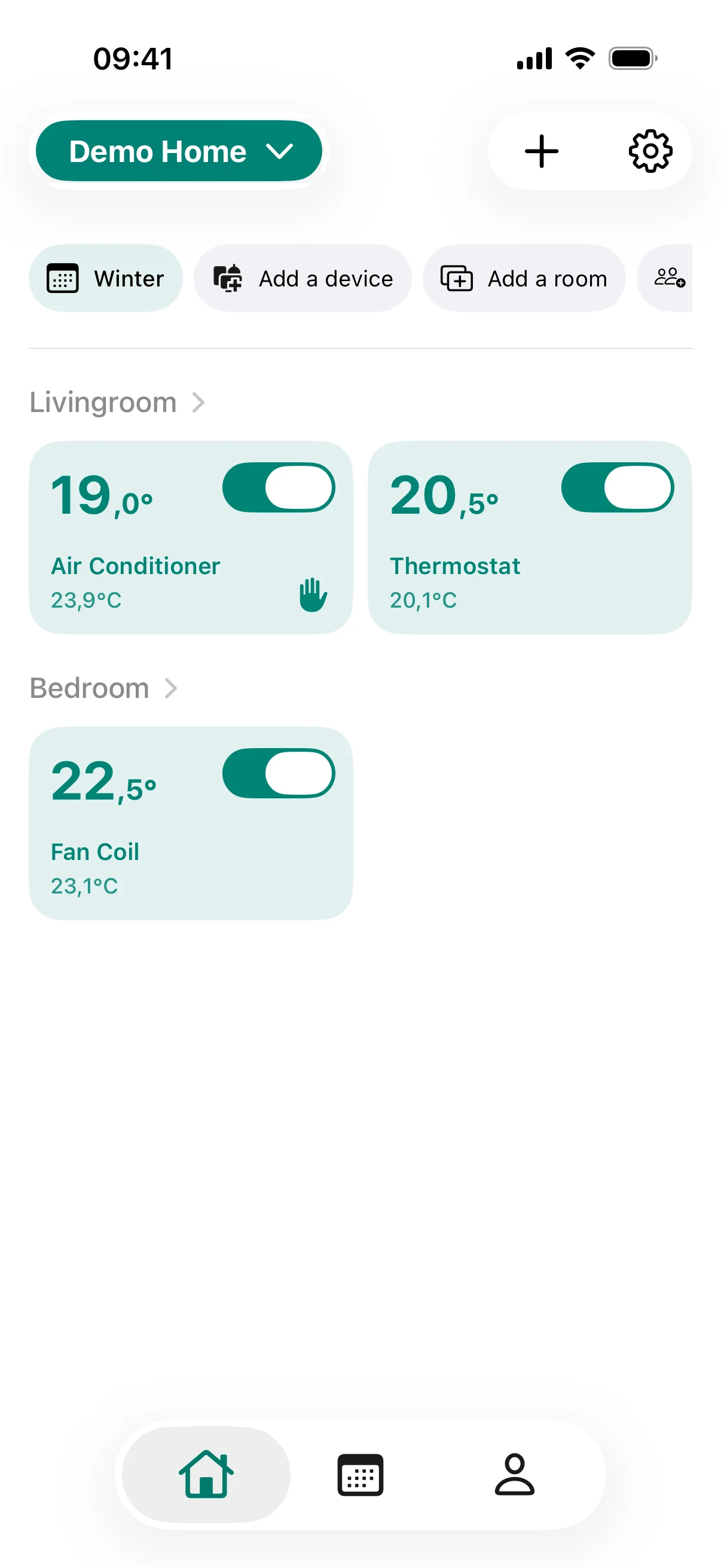 App screen